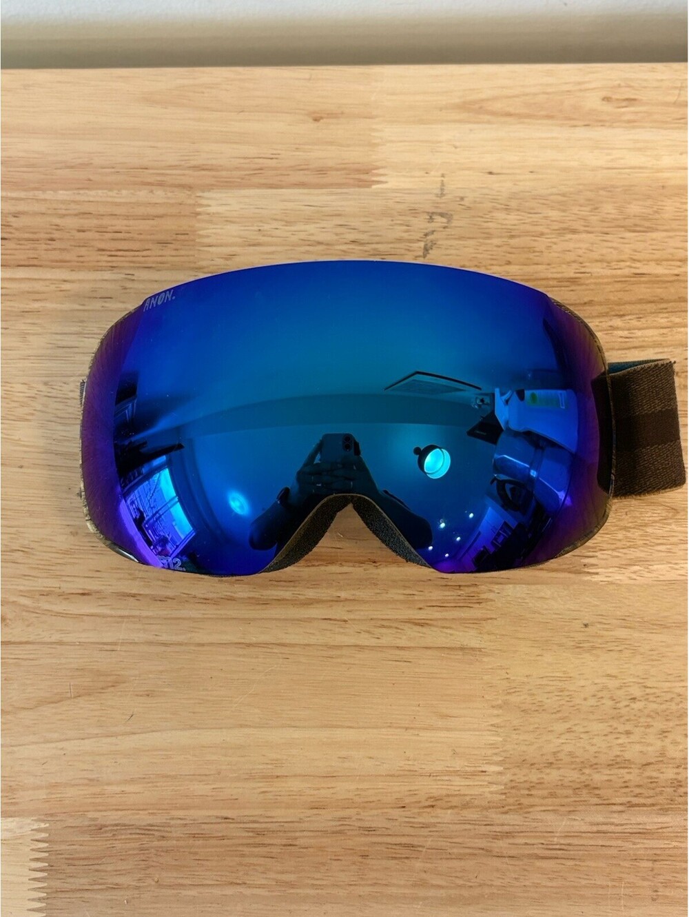 Anon M2 Solex Mirrored Ski Snowboard Removable Magnetic Lenses Goggles Green